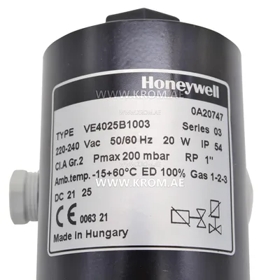 Honeywell VE4025B1003 solenoid valve 1"
