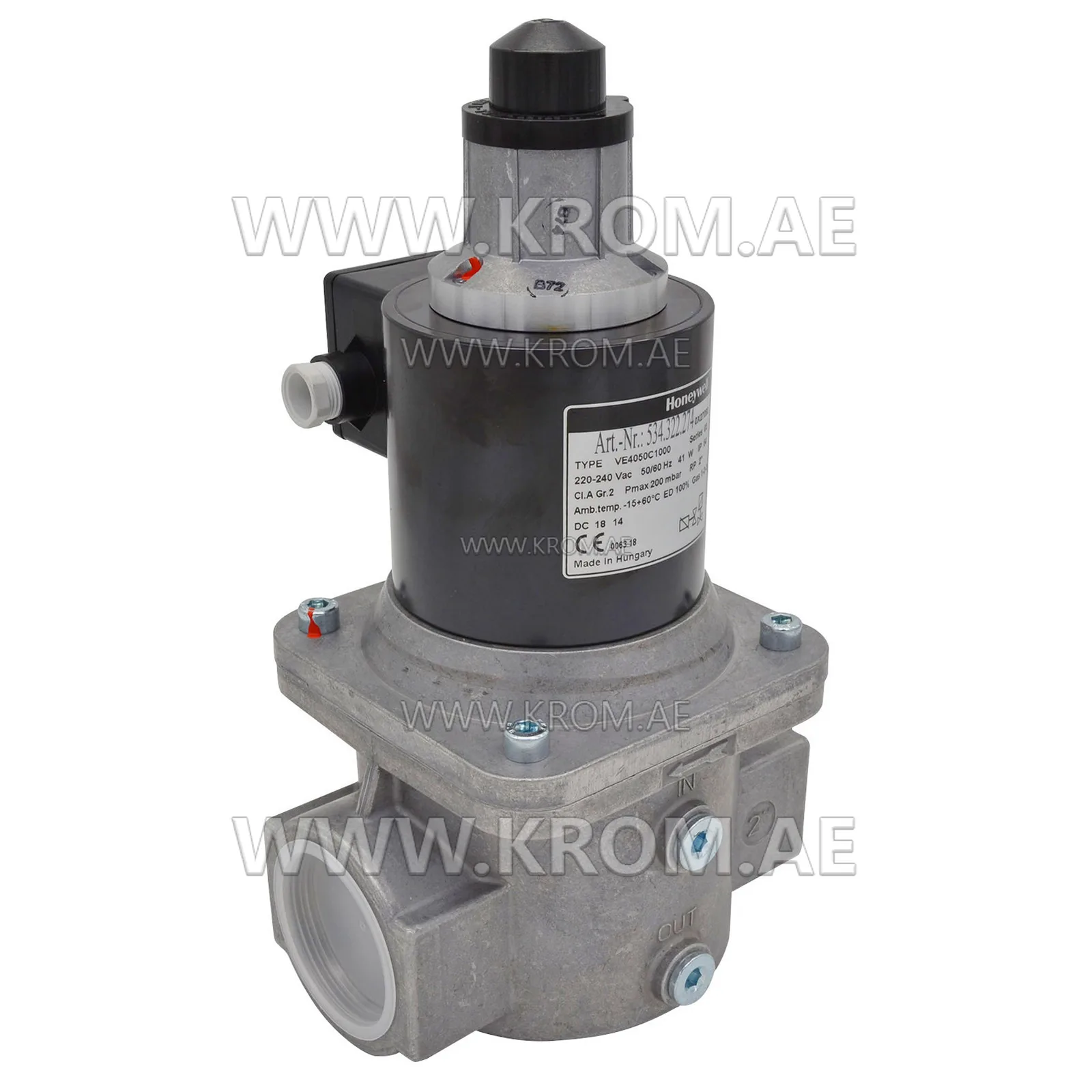 Honeywell VE4050C1000 solenoid valve 2"