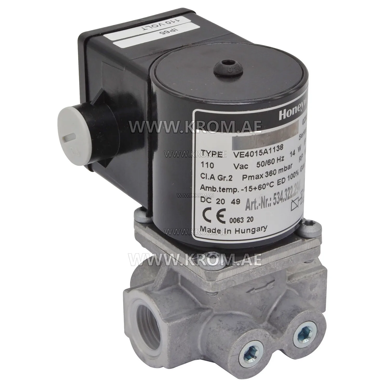 Honeywell VE4015A1138 solenoid valve DN15