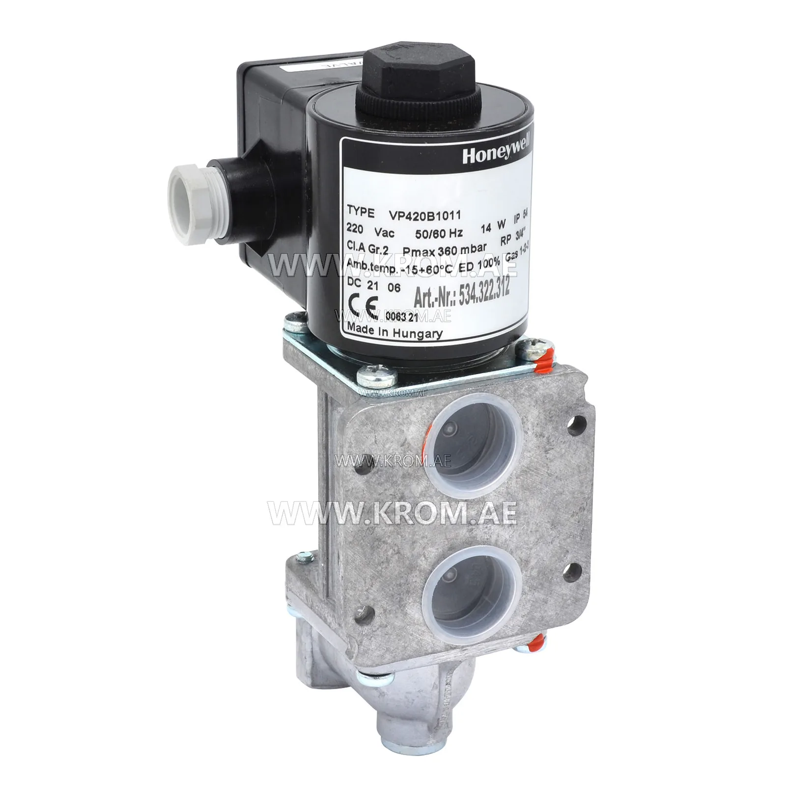 Honeywell VP420B1011 gas valve