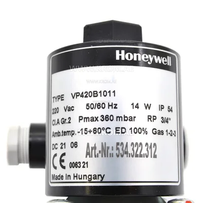 Honeywell VP420B1011 gas valve