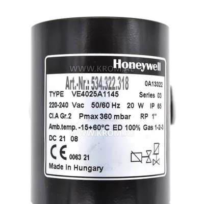 Honeywell VE4025A1145 solenoid valve DN25