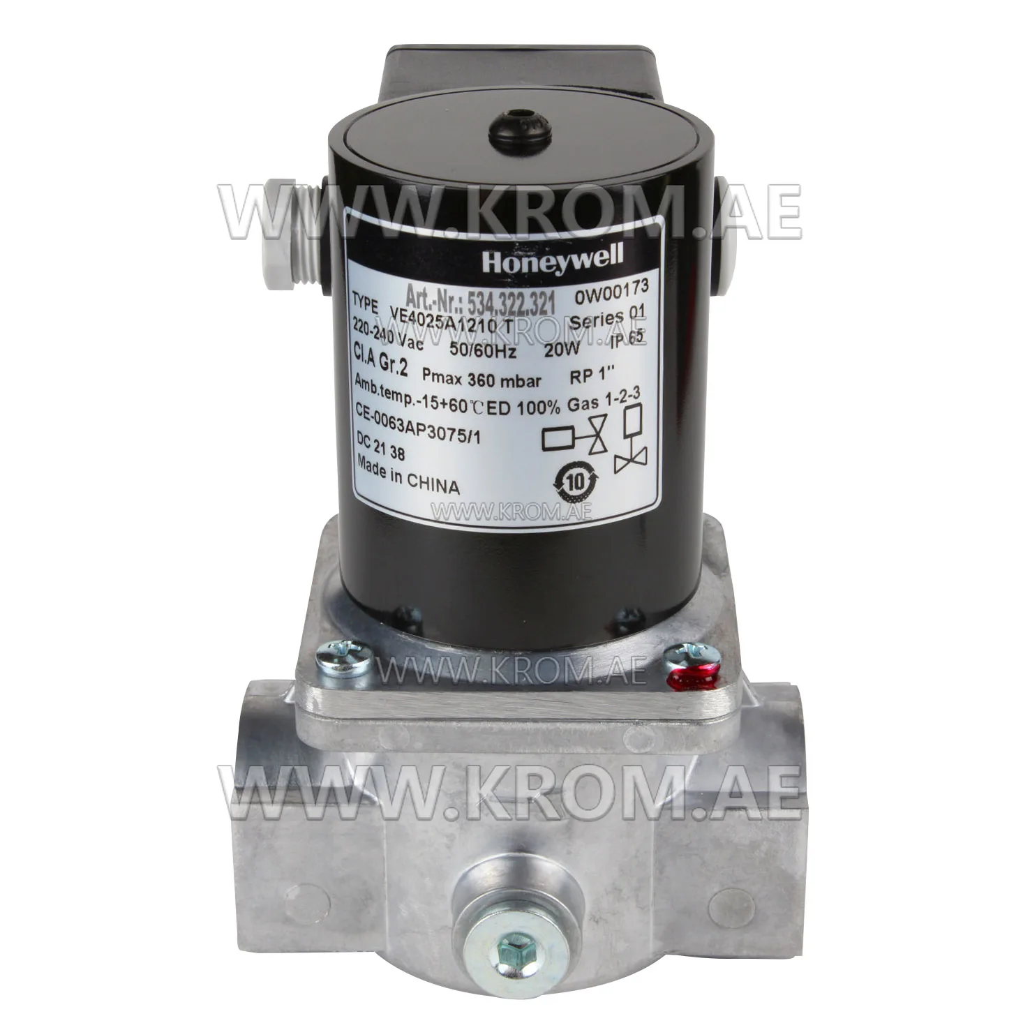 Honeywell VE4025A1210T solenoid valve DN25