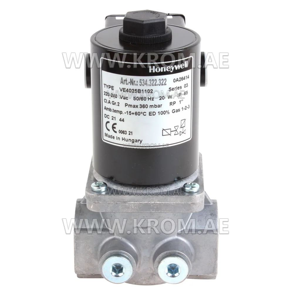 Honeywell VE4025B1102 solenoid valve DN25