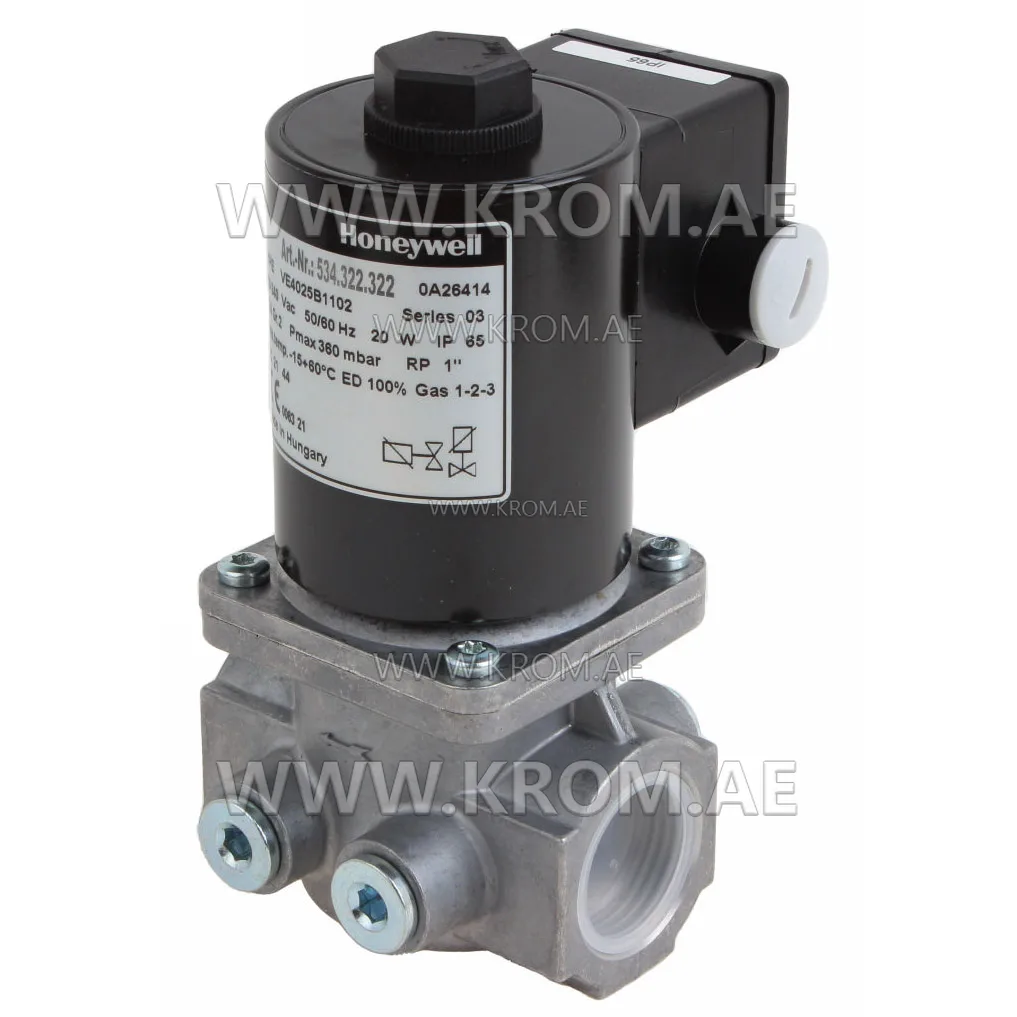 Honeywell VE4025B1102 solenoid valve DN25
