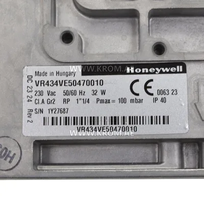 Honeywell VR434VE5047-0010 gas valve DN34