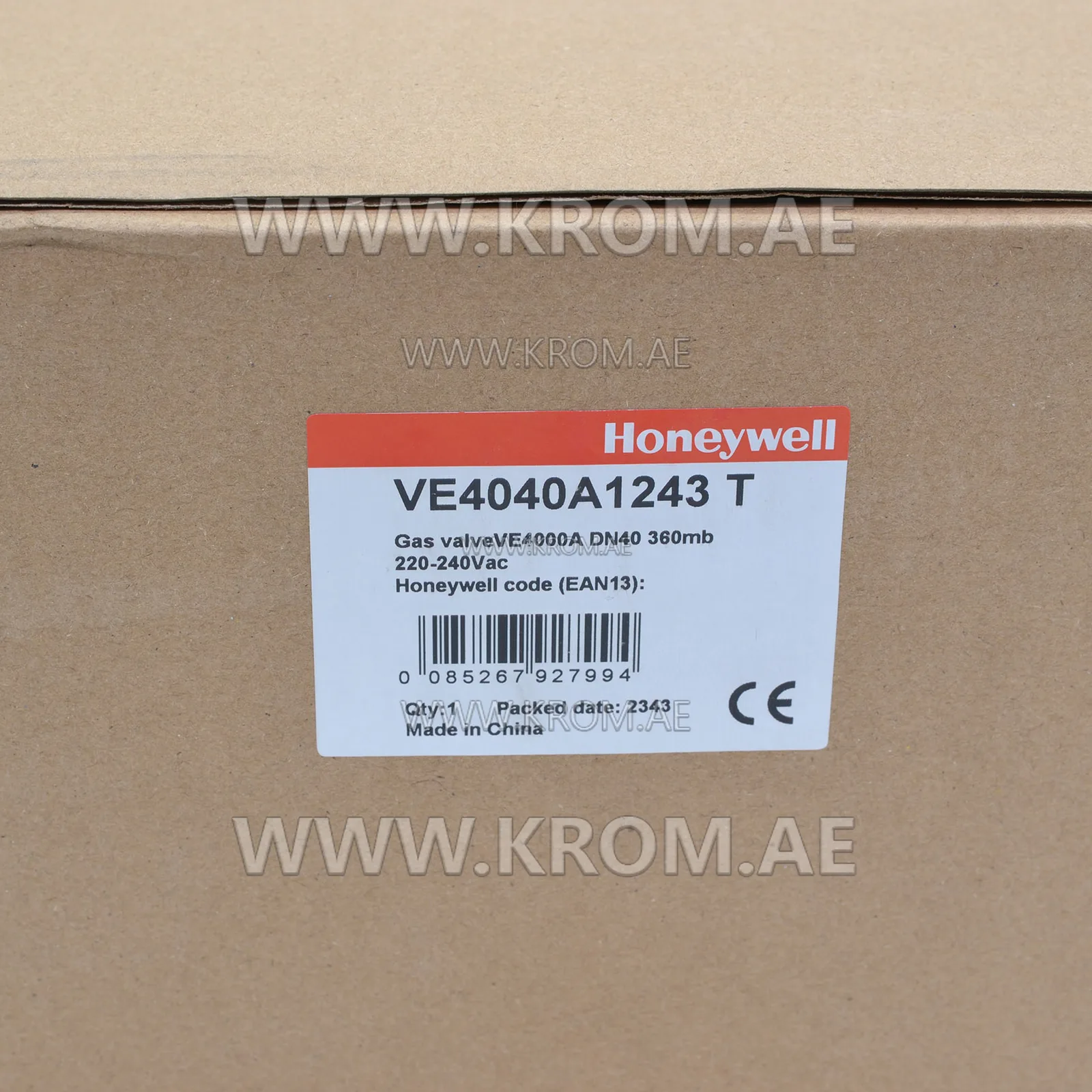 Honeywell VE4040A1243T solenoid valve DN40
