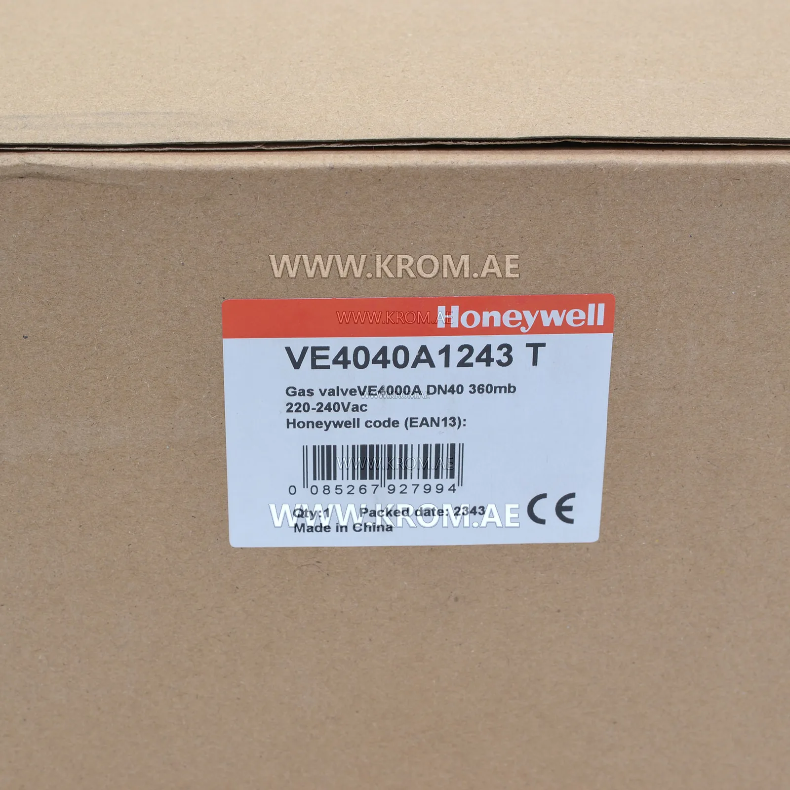 Honeywell VE4040A1243T solenoid valve DN40