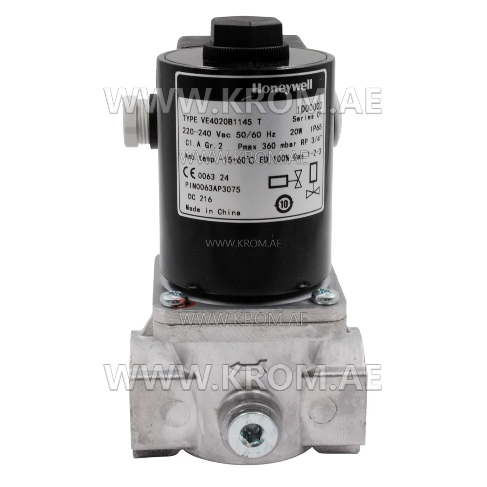Honeywell VE4020B1145T solenoid valve DN20