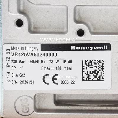 Honeywell VR425VA5034-0000 solenoid valve DN25