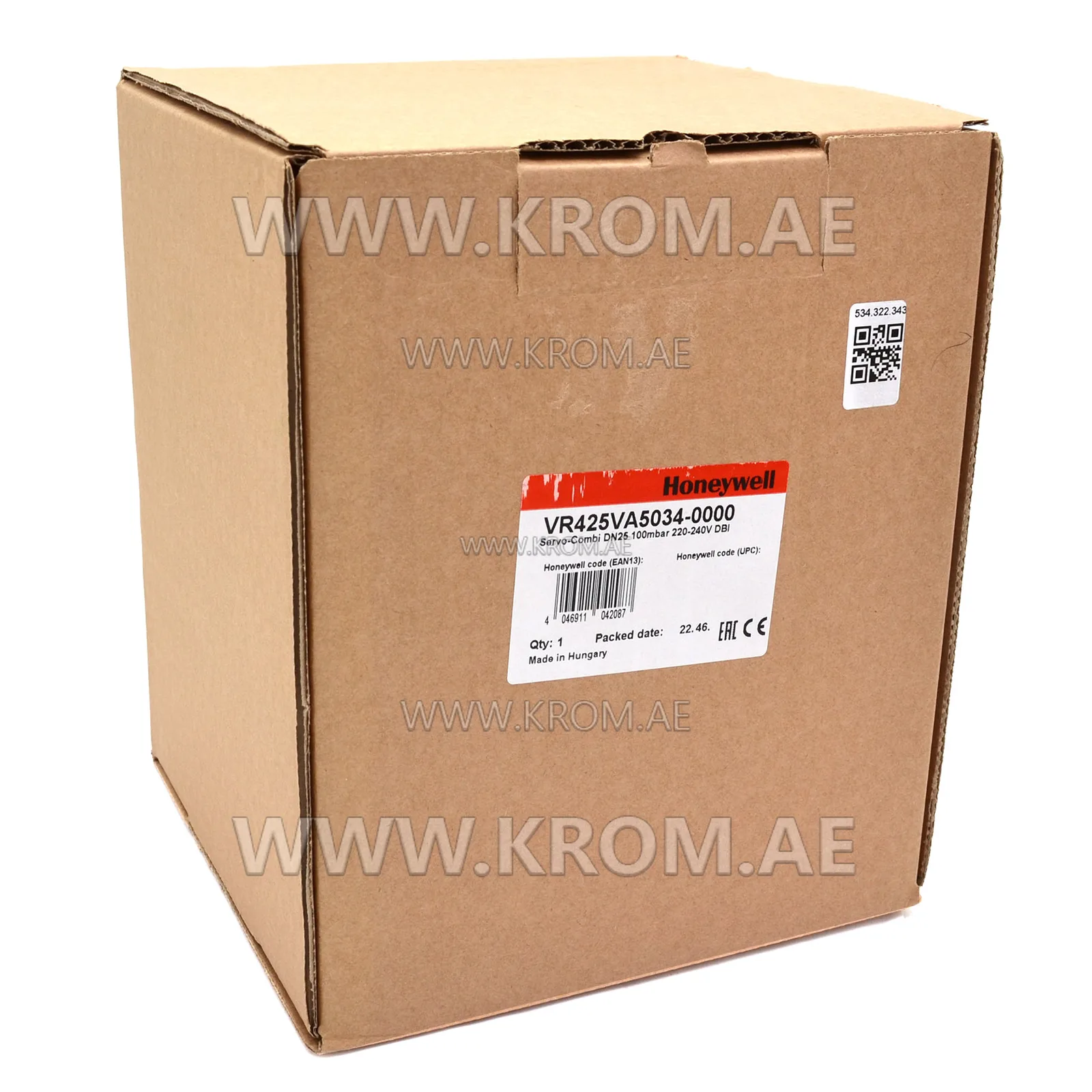 Honeywell VR425VA5034-0000 solenoid valve DN25