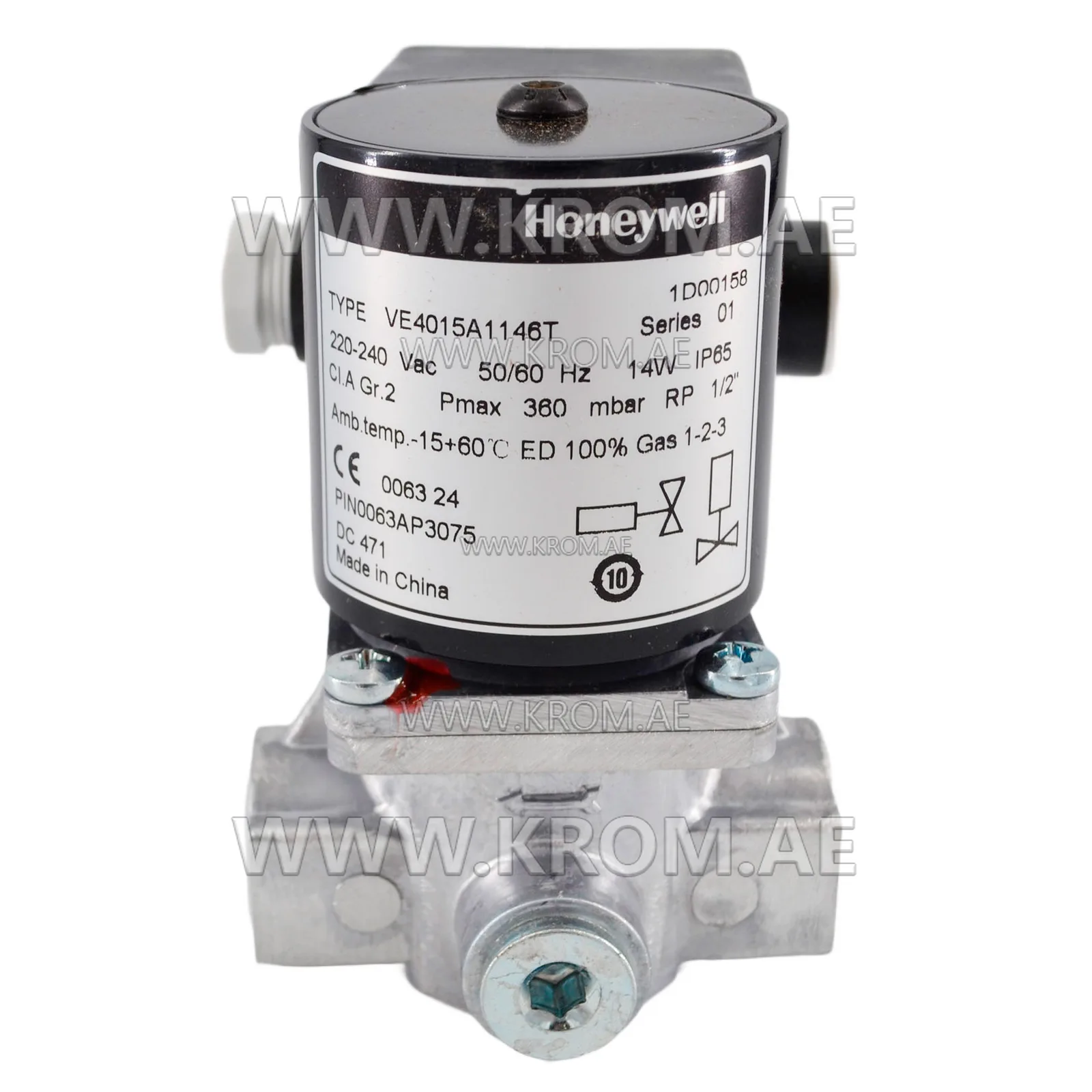 Honeywell VE4015A1146T solenoid valve DN15