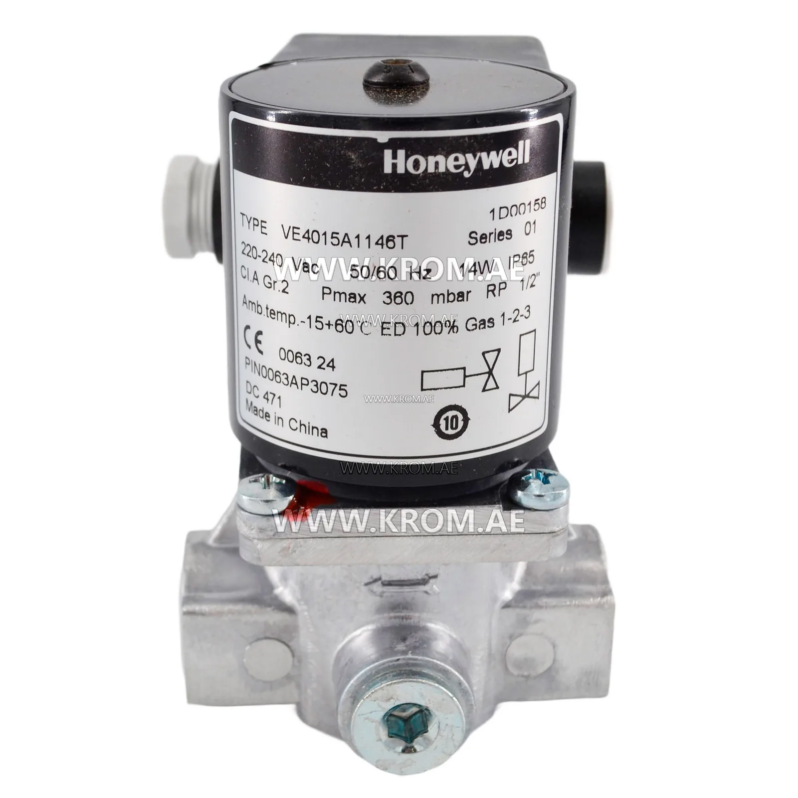 Honeywell VE4015A1146T solenoid valve DN15