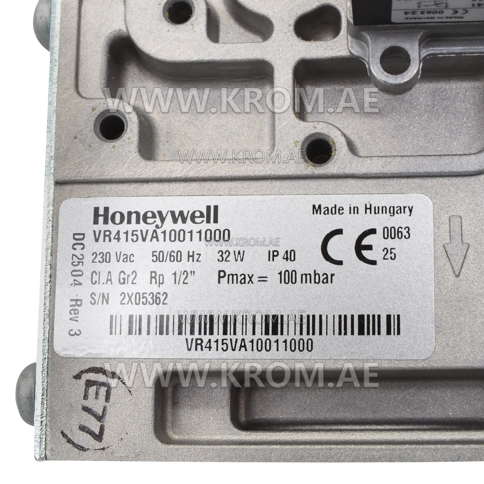 Honeywell VR415VA1001-1000 solenoid valve DN15