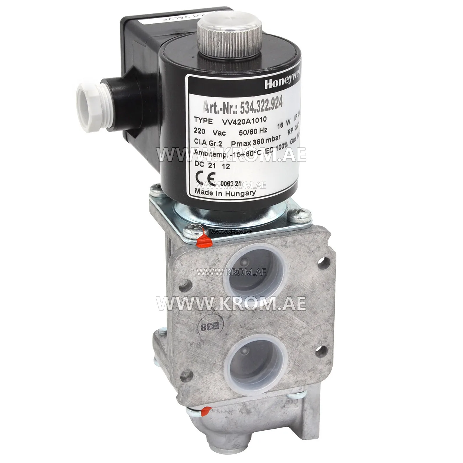 Honeywell VV420A1010 vent valve DN20