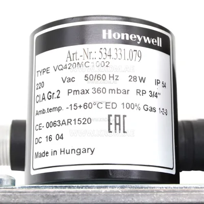 Honeywell VQ420MC1002 combi valve DN20