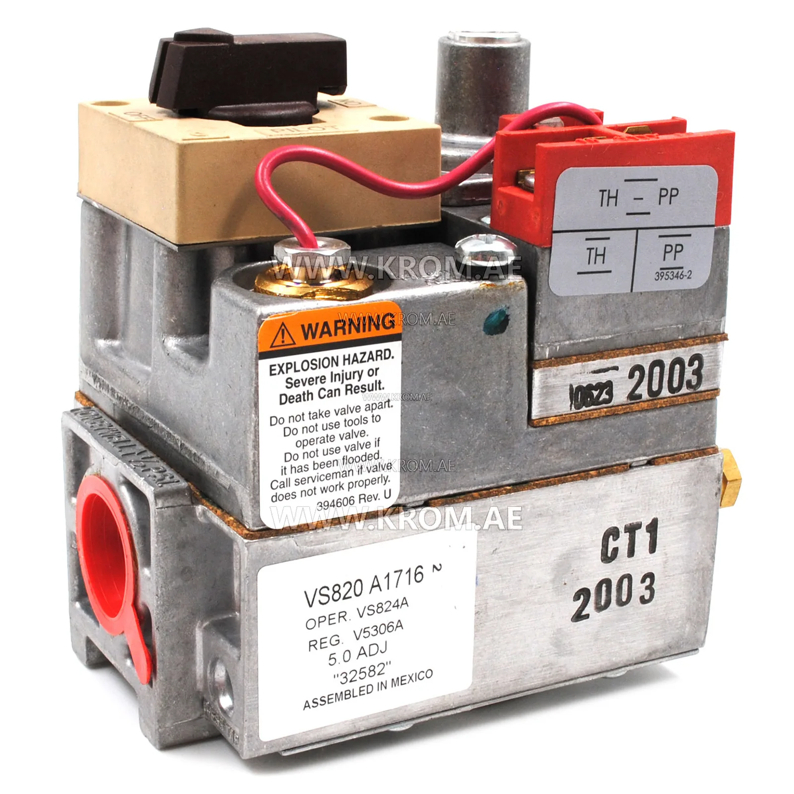 Honeywell VS820A1716 gas valve