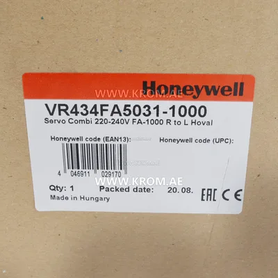 Honeywell VR434FA5031-1000 gas valve DN34
