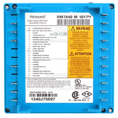 Honeywell RM7840M1017 burner control