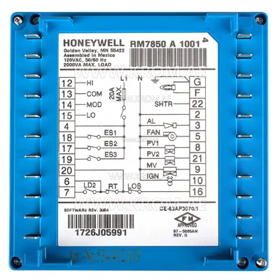 Honeywell RM7850A1001 burner control