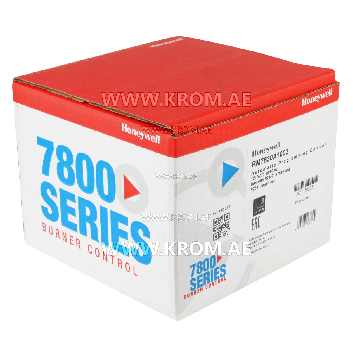 Honeywell RM7830A1003 burner control