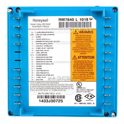 Honeywell RM7840L1018 burner control