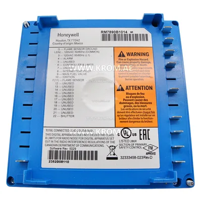 Honeywell RM7890B1014 burner control