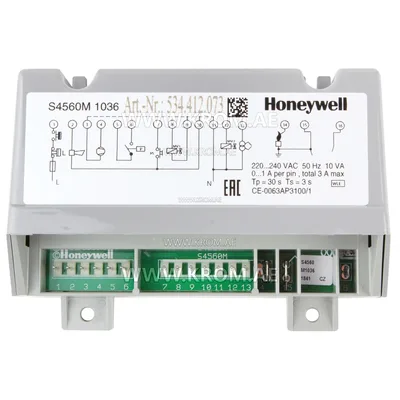 Honeywell S4560M1036 gas boiler control unit