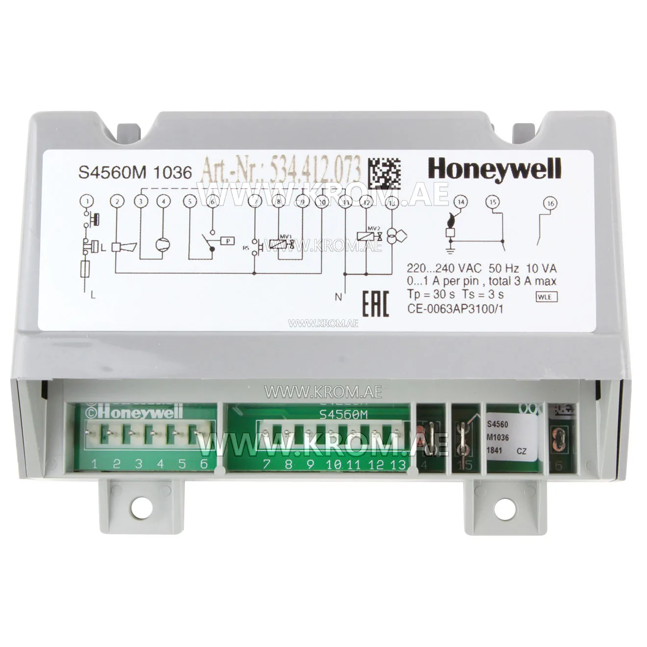 Honeywell S4560M1036 gas boiler control unit