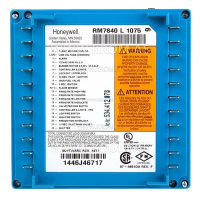 Honeywell RM7840L1075 burner control