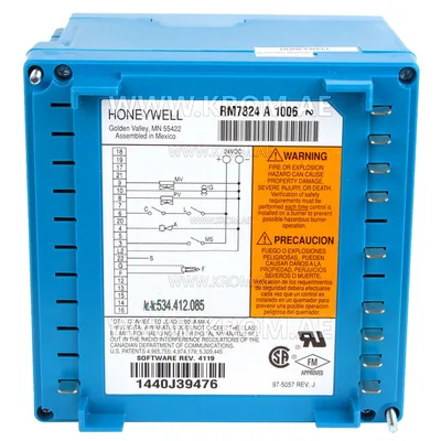 Honeywell RM7824A1006 burner control