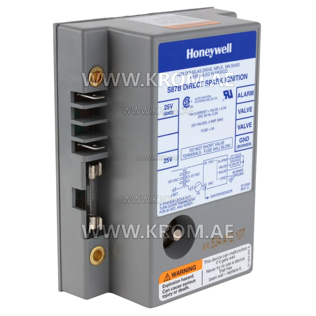 Honeywell S87B1016 ignition control