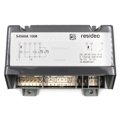 Honeywell S4560A1008 gas boiler control unit