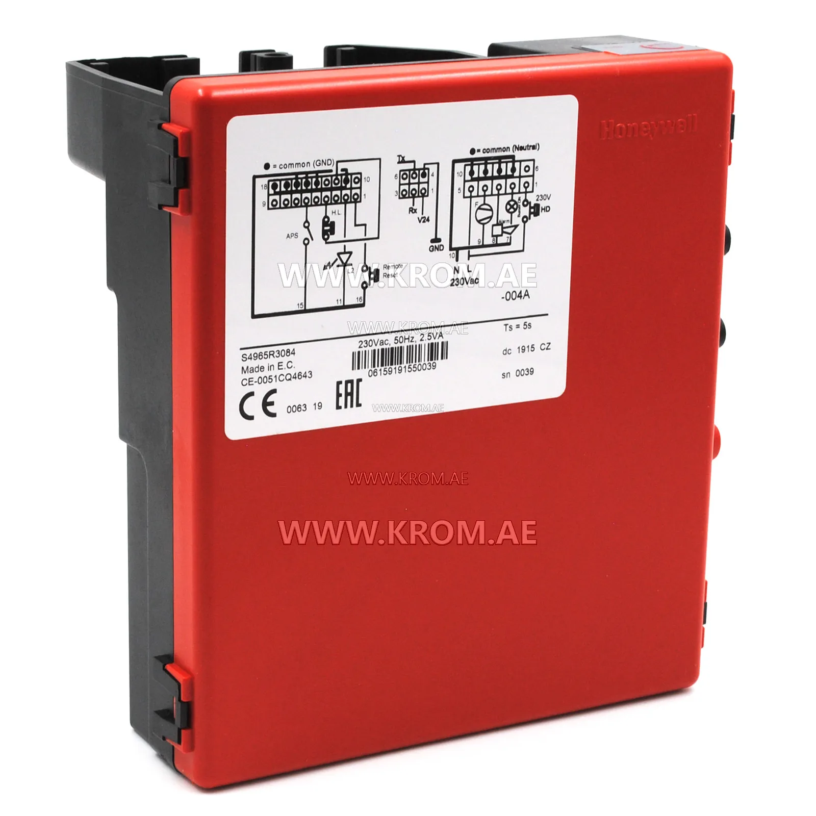 Honeywell S4965R3084U control box