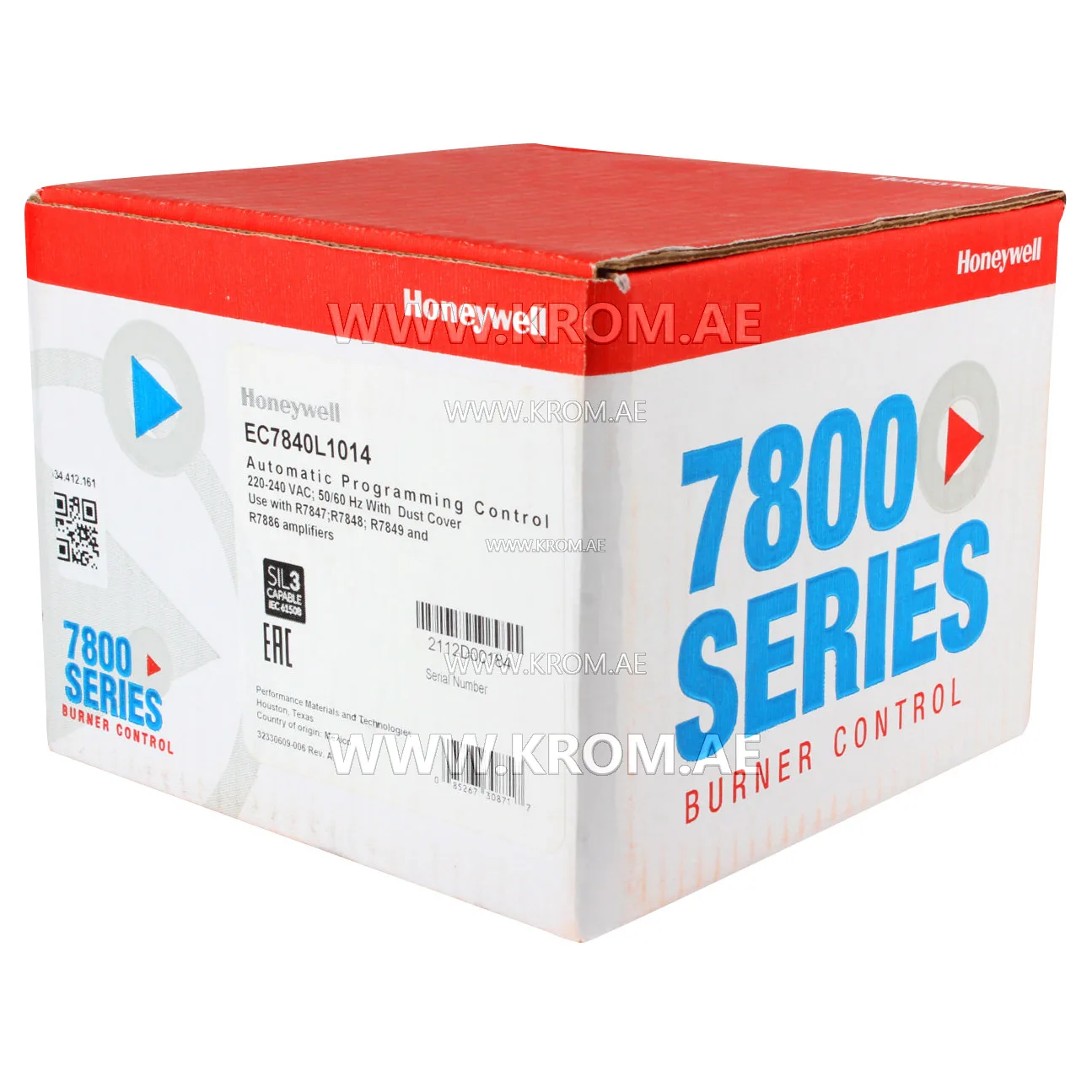 Honeywell EC7840L1014 burner control
