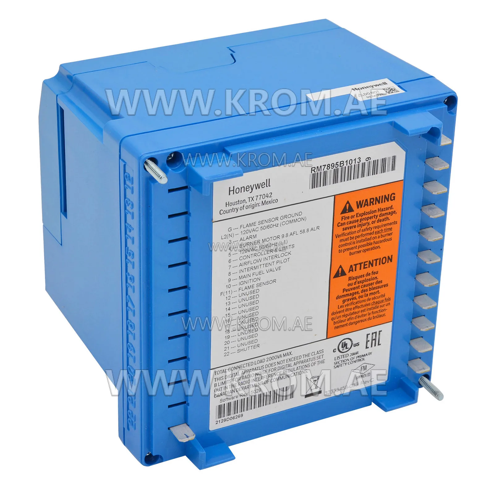Honeywell RM7895B1013 controllo bruciatore