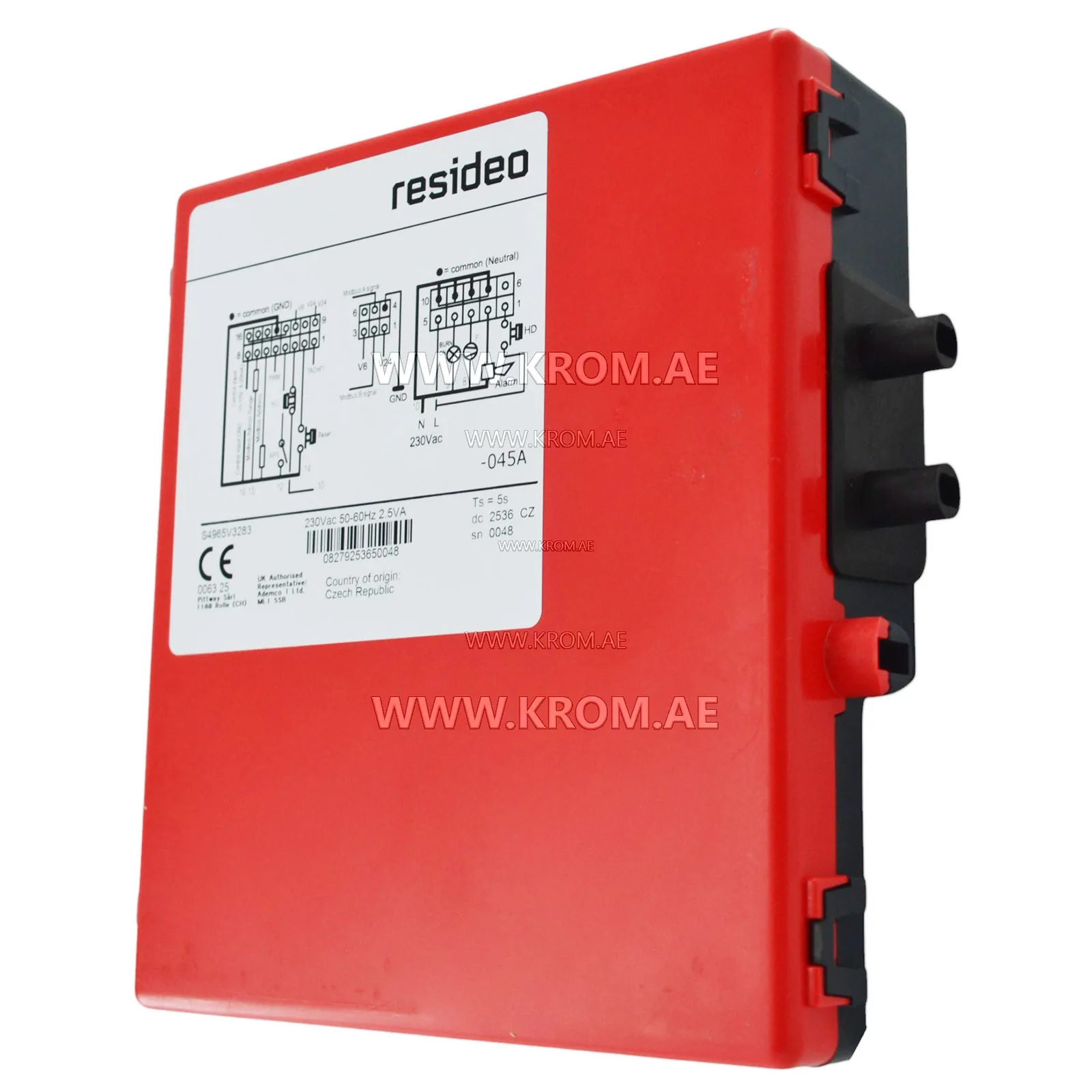 Resideo S4965V3283 burner control