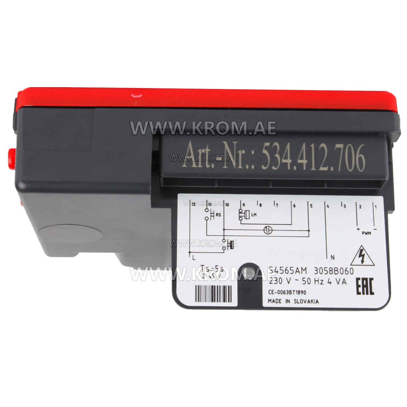 Honeywell S4565AM3058 gas boiler control unit