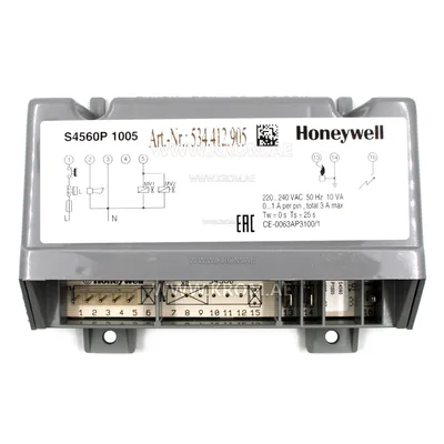 Honeywell S4560P1005 gas boiler control unit