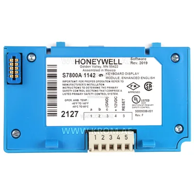 Honeywell S7800A1142 2-line VFD display, ENH EN