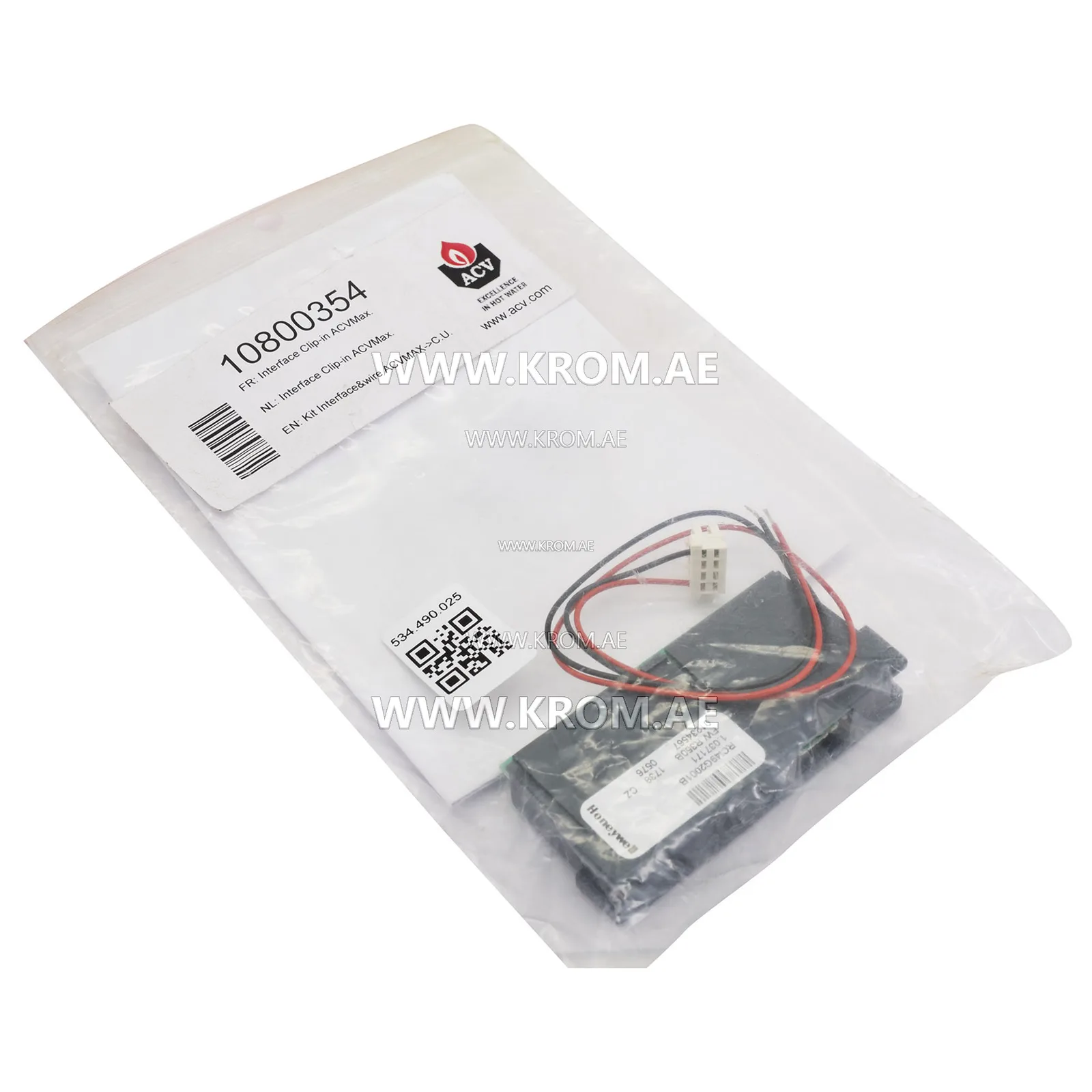 ACV 10800354 kit interface wiremax->c.u. Honeywell RCI49G2001B