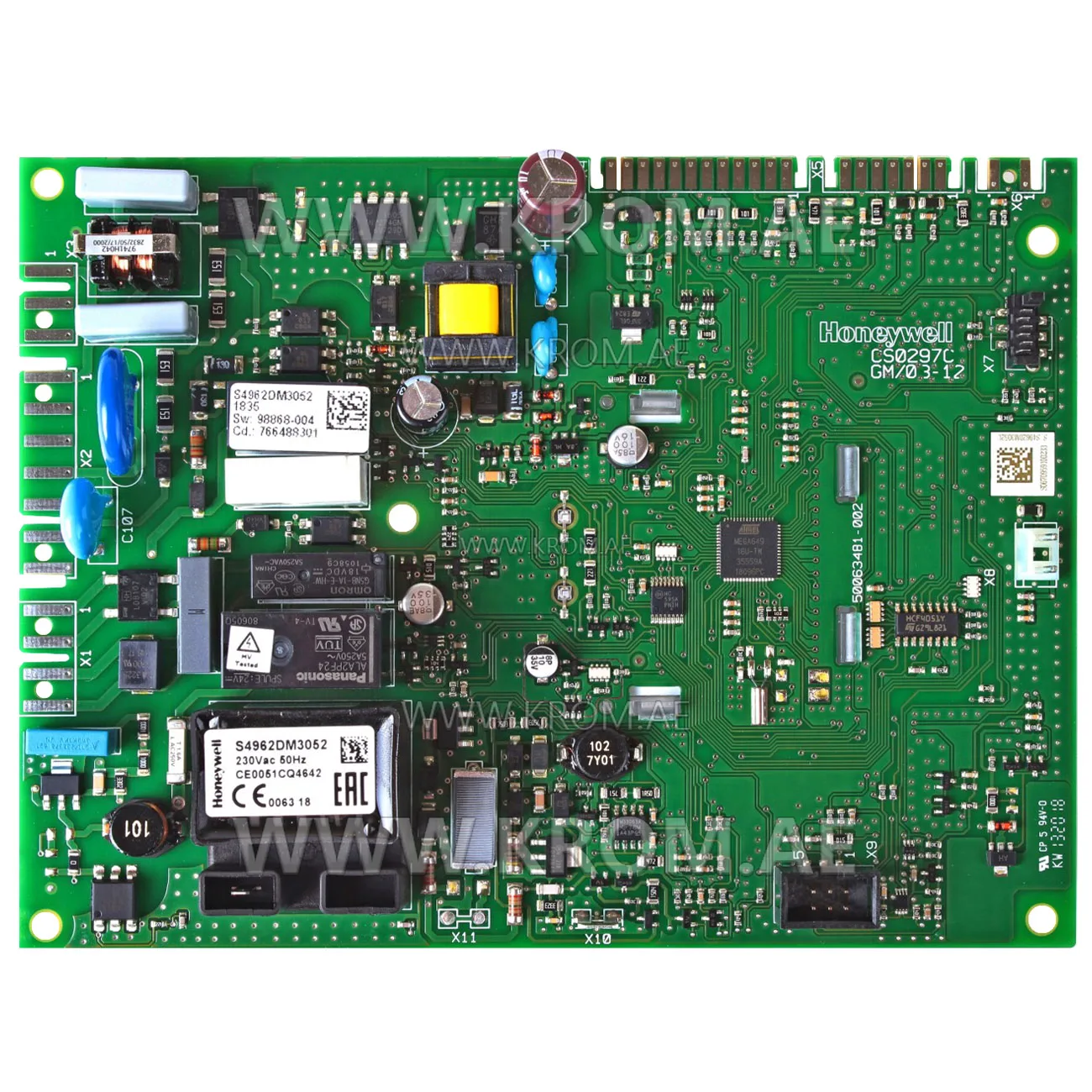 Honeywell S4962DM3052 gas boiler control unit