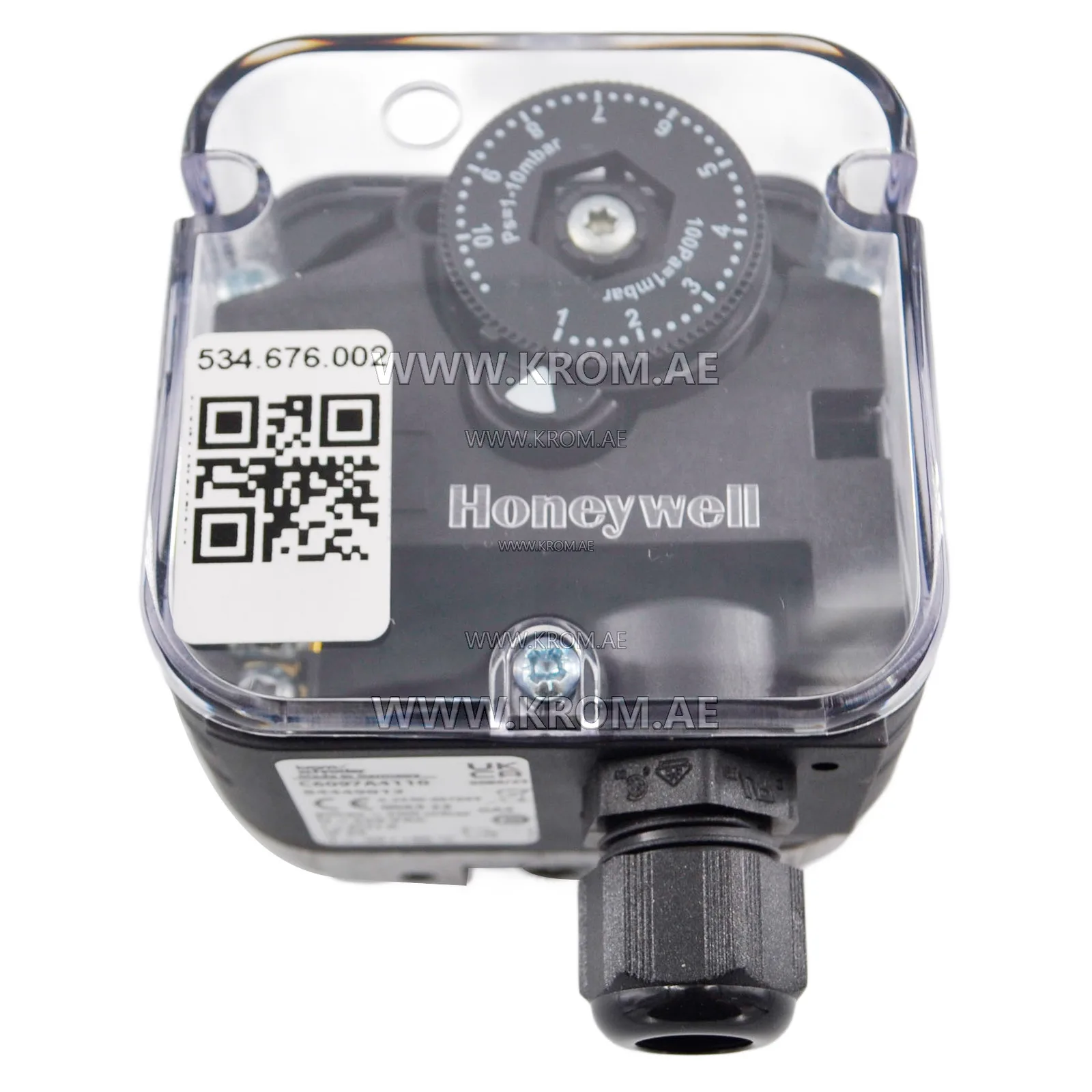Honeywell C6097A2110 gas pressure switch 1-10mbar