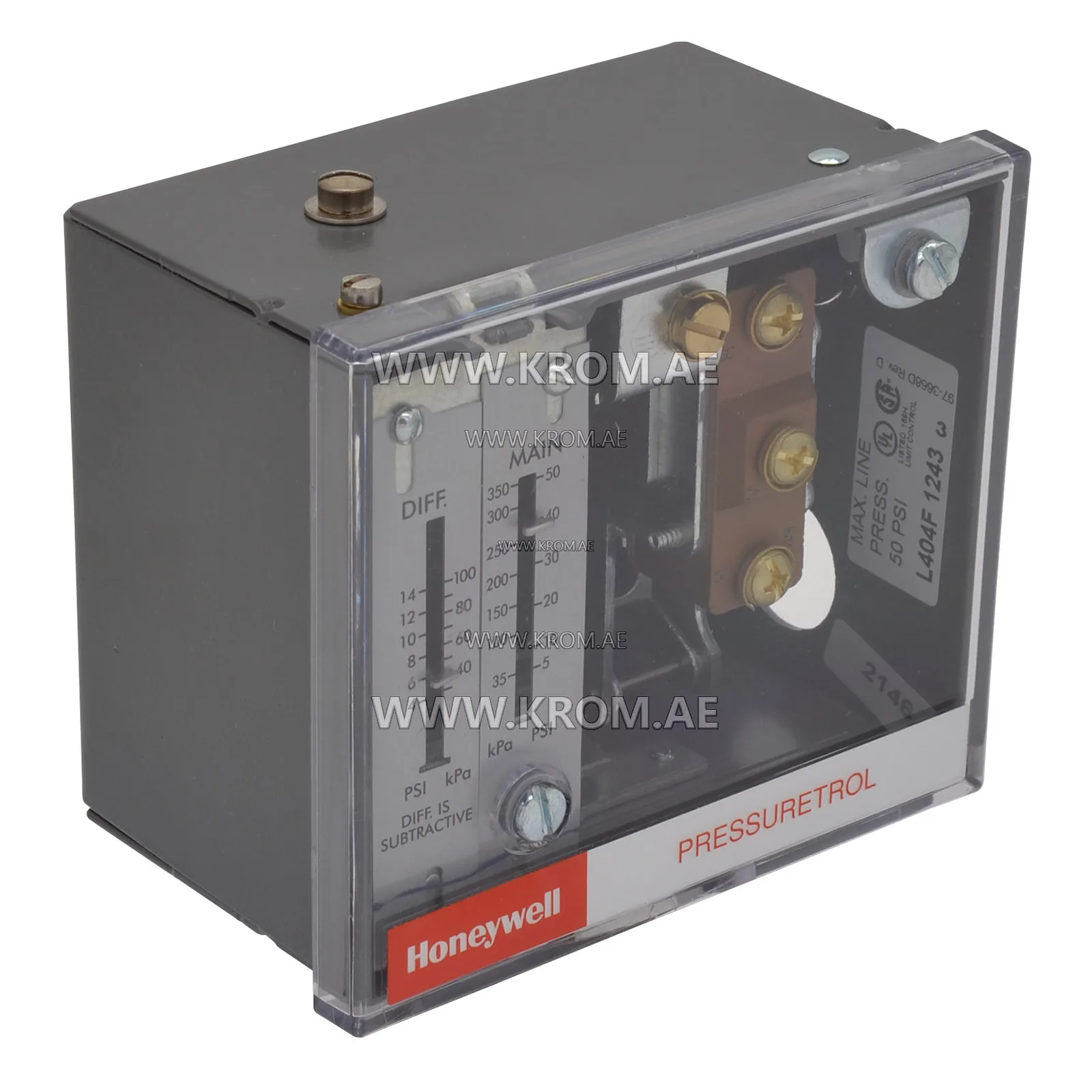 Honeywell L404F1243 pressuretrol 2-50psi