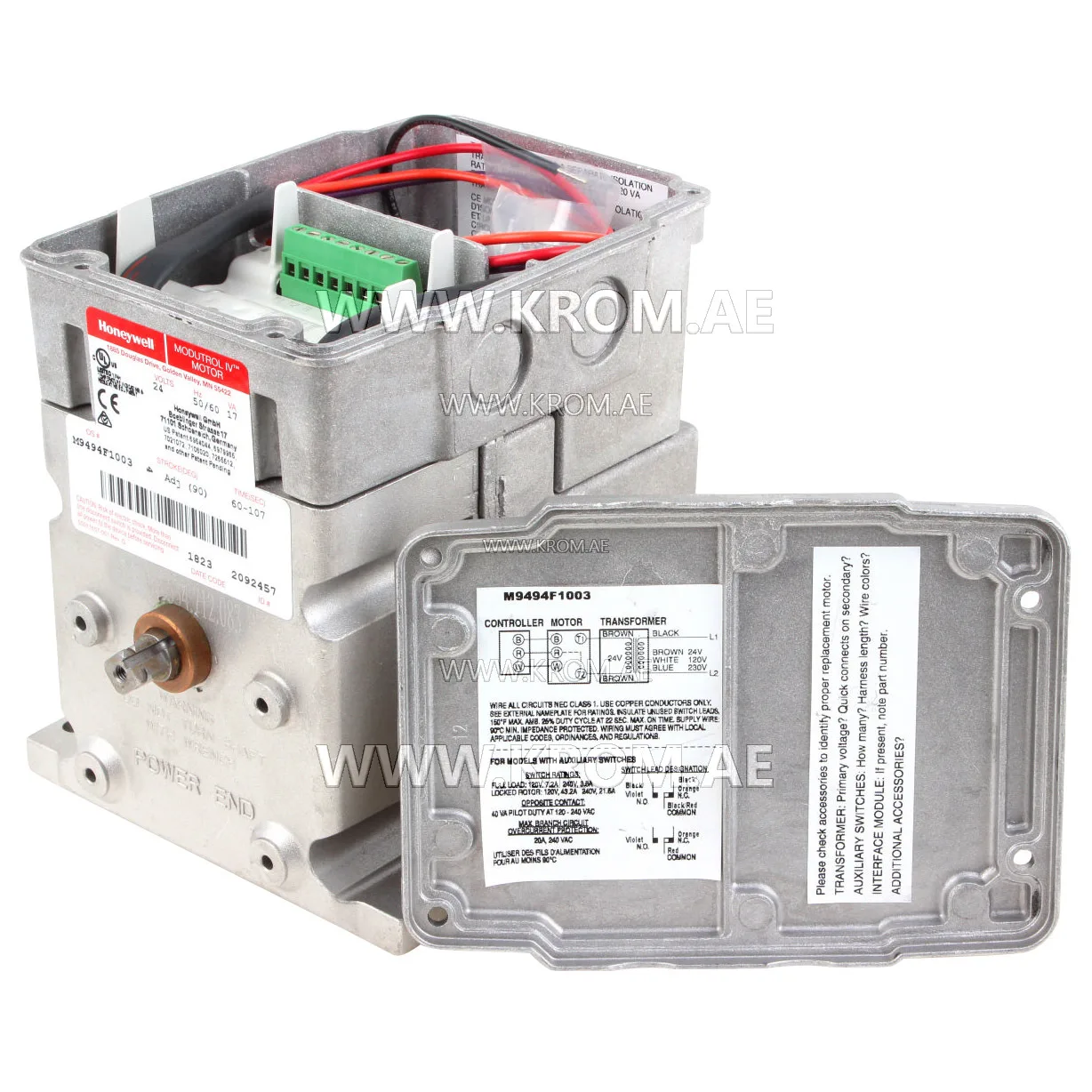 Siłownik Modutrol firmy Honeywell M9494F1003