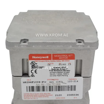 Honeywell M6294F1009-F/U Modutrol actuator