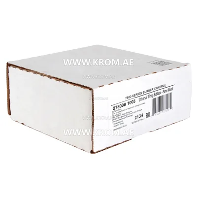 Honeywell Q7800A1005 sub base plastic, panel mount