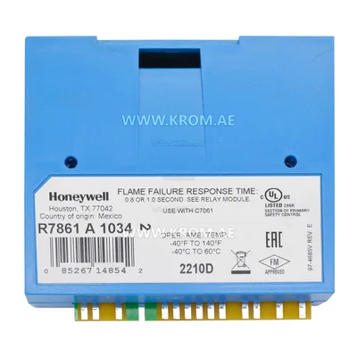 Honeywell R7861A1034 self check UV amplifier 3.0/2.0s, C7061