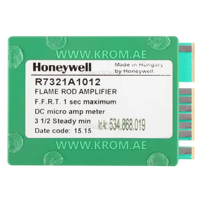 Honeywell R7321A1012 plug-in amplifier for burner controlers
