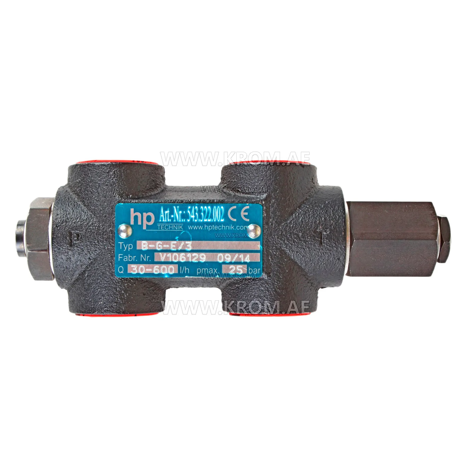 hp-Technik B-G-E/3 bypass oil valve